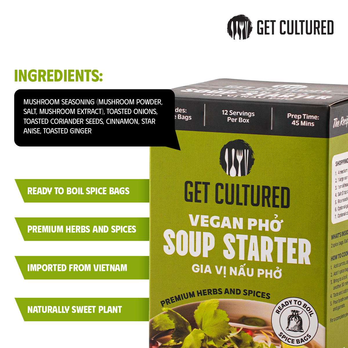 Vegan Phở Herb Bags (set of 2)