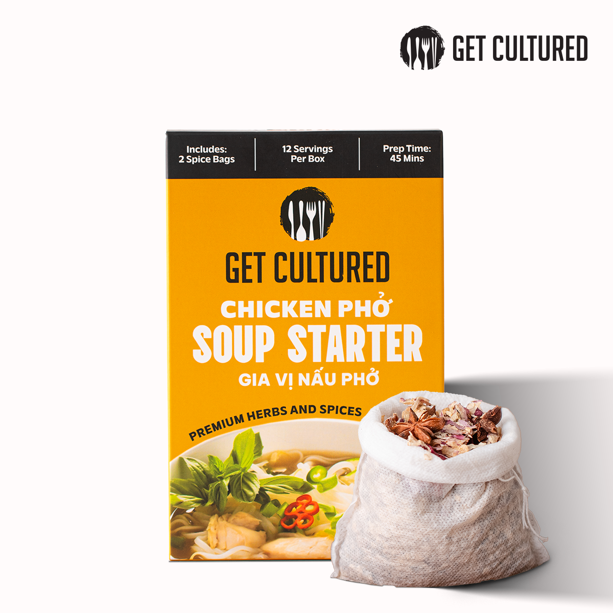 Chicken Phở Herb Bags (set of 2)