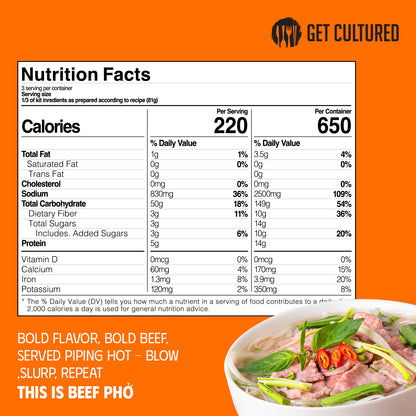 3 Serving DIY Beef Phở Kit