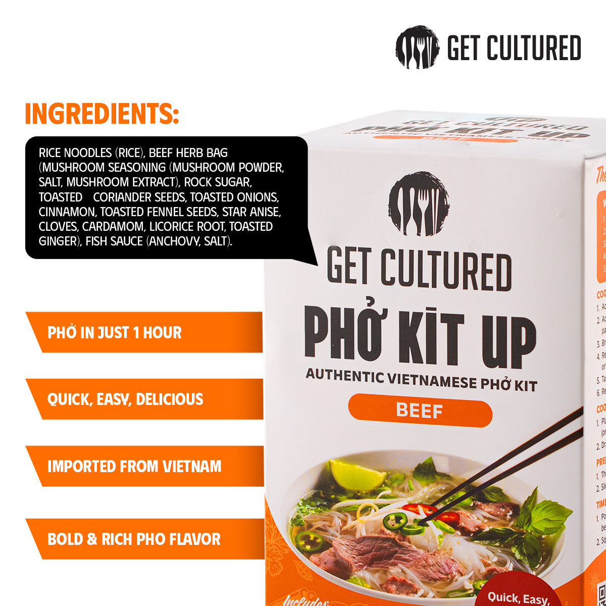3 Serving DIY Beef Phở Kit