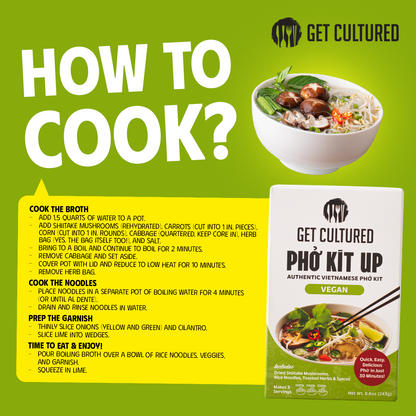 3 Serving DIY Vegan Phở Kit