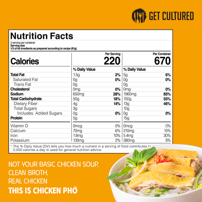 3 Serving DIY Chicken Phở Kit