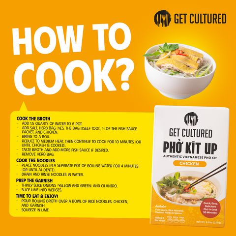 3 Serving DIY Chicken Phở Kit