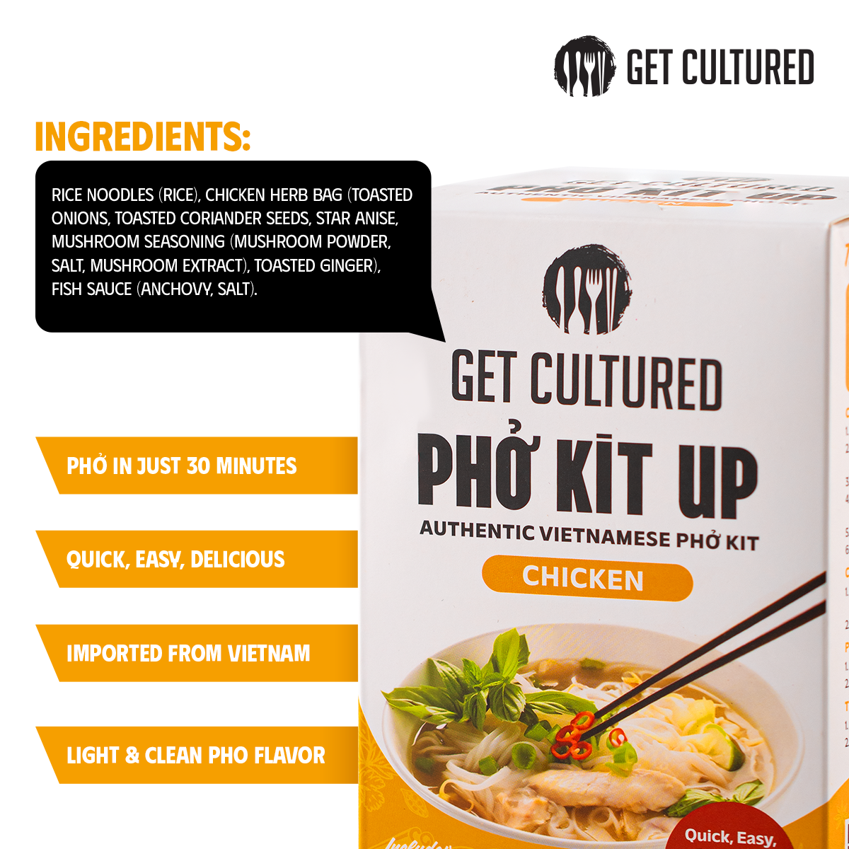 3 Serving DIY Chicken Phở Kit