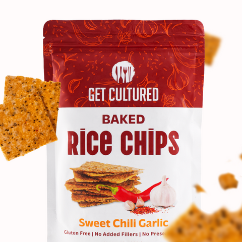 VALUE PACK Premium Sweet Chili Garlic Rice Chips (4 Bags)