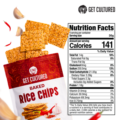 VALUE PACK Premium Sweet Chili Garlic Rice Chips (4 Bags)